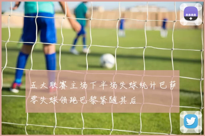 五大联赛主场下半场失球统计巴萨零失球领跑巴黎紧随其后